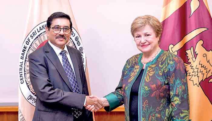 IMF MD tells CBSL Chief ongoing program a success story