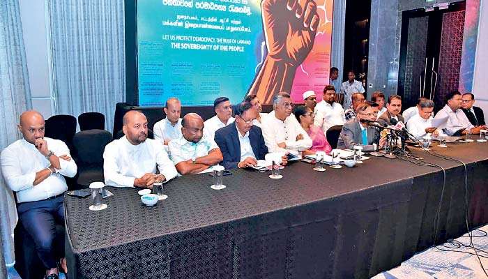 Opposition Leaders unite in call to defend democracy