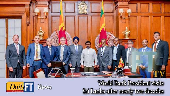 World Bank President visits Sri Lanka after nearly two decades