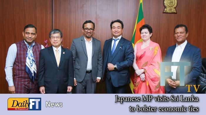 Japanese MP visits Sri Lanka to bolster economic ties