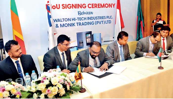 Walton Hi-Tech and Monik Trading join forces to bring innovative home appliances to Sri Lanka