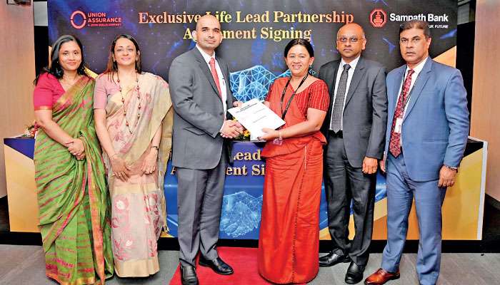 Sampath Bank and Union Assurance enter into Bancassurance partnership