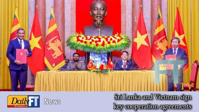 Sri Lanka and Vietnam sign key cooperation agreements