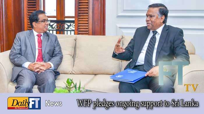 WFP pledges ongoing support to Sri Lanka