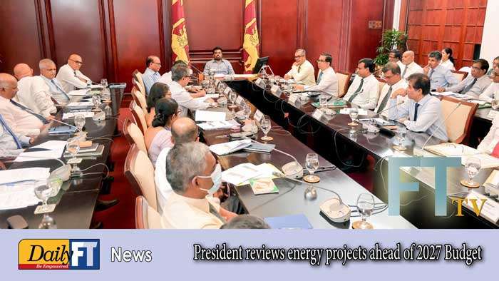 President reviews energy projects ahead of 2027 Budget