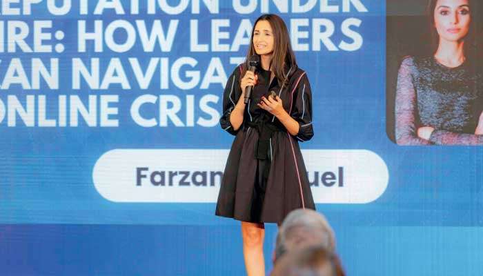 PRASL-led forum sees global PR expert Farzana Baduel address Sri Lankan leaders on reputation management