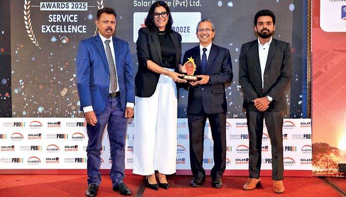 Sri Lankan pride, global glory: Solar Booze sweeps service and performance excellence awards