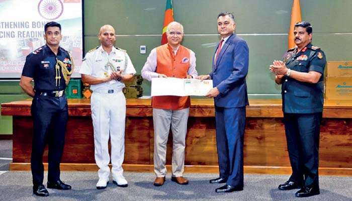 India donates $ 5 m worth of defence equipment to Sri Lanka Army