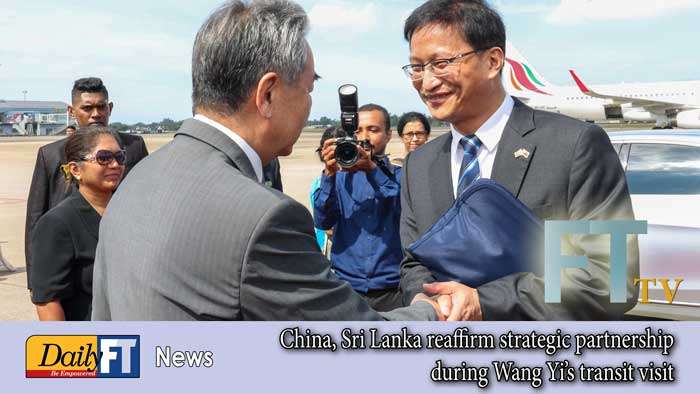 China, Sri Lanka reaffirm strategic partnership during Wang Yi’s transit visit