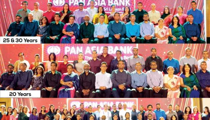 Pan Asia Bank felicitates long standing employees