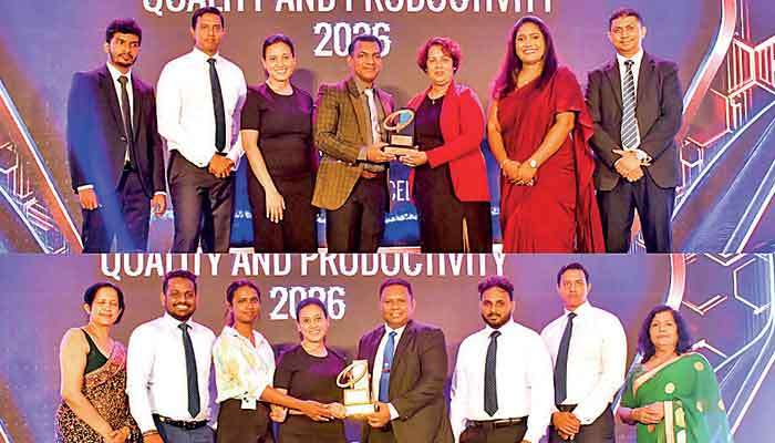Team HNB Life being recognised at NCQP 2026 HNB Life bags three Gold awards at NCQP 2026