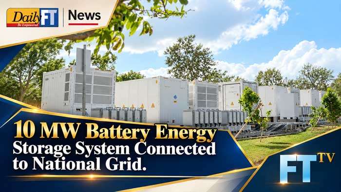 10 MW Battery Energy Storage System Connected to National Grid