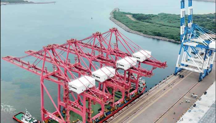 Hambantota Port rejuvenates container operations with $ 41 m crane upgrade