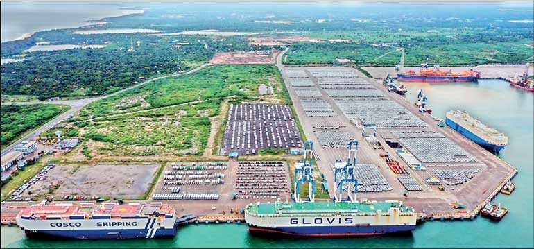 hambantota international port reaches 1 million mt benchmark for 2019 | daily ft