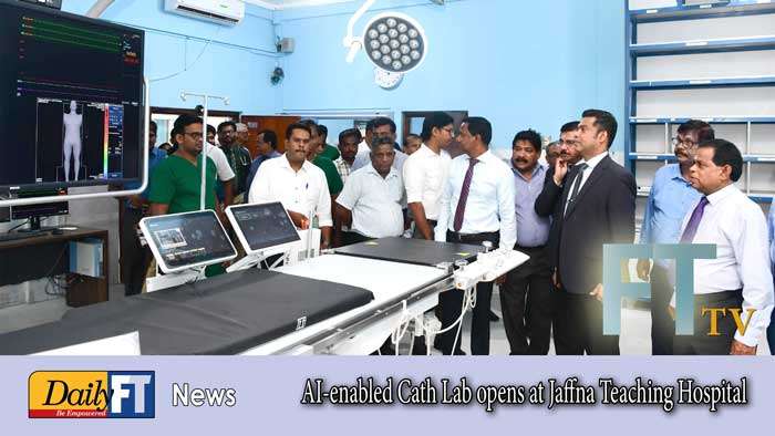 AI-enabled Cath Lab opens at Jaffna Teaching Hospital