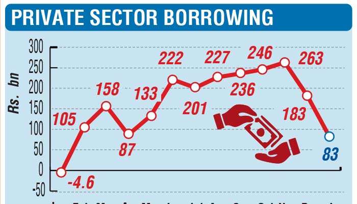 Private sector borrowing falls to 11-month low in January