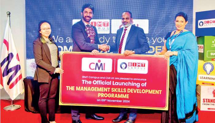 BIMT launches Management Skills Development Program with Chartered Management Institute of UK