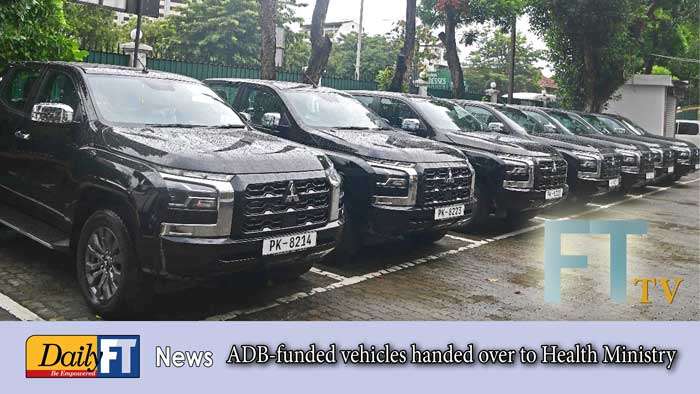 ADB-funded vehicles handed over to Health Ministry