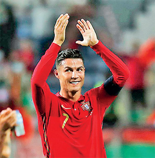 Ronaldo released by Portugal, gets Man United number seven jersey again