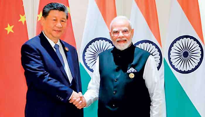China’s Xi and India’s Modi in landmark meeting at BRICS Summit