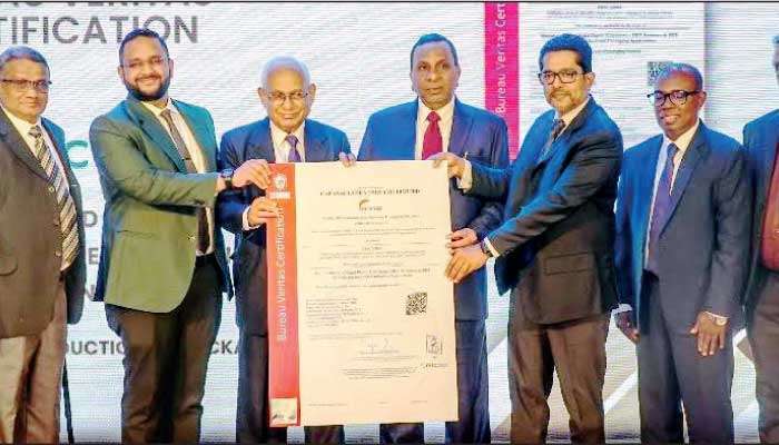 Cap Snap Lanka receives six international certifications including ISO-FSSC