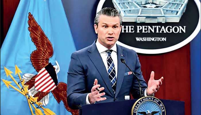 Hegseth says no ‘timeframe’ for war on Iran as Pentagon asks for $ 200 b