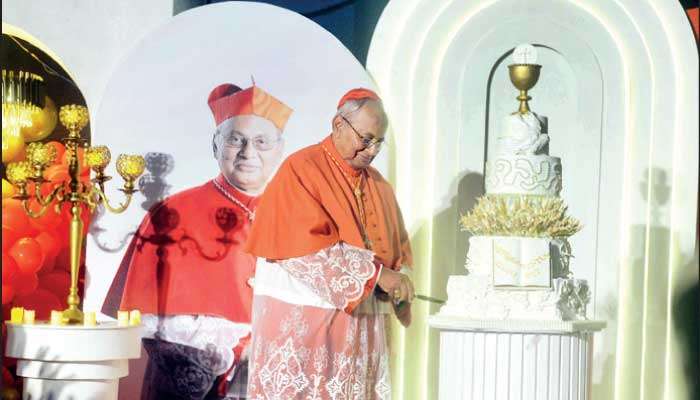 Archbishop of Colombo Cardinal Malclom Ranjith on Monday celebrated 50 years