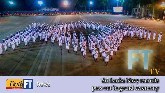 Sri Lanka Navy recruits pass out in grand ceremony