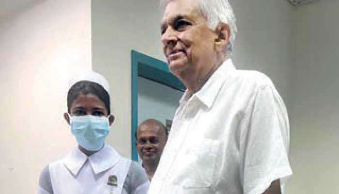Ranil goes home