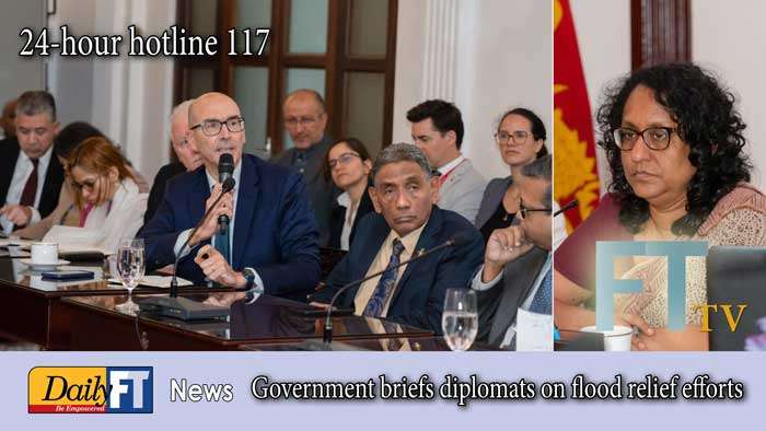 Government briefs diplomats on flood relief efforts