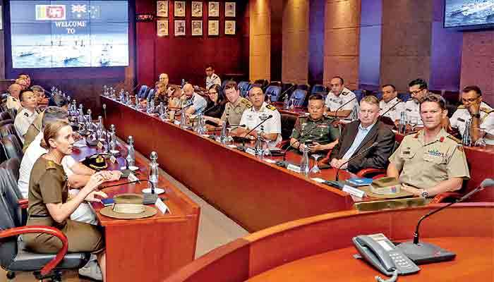Australian NDC delegation visits SLN Headquarters