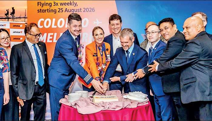 Jetstar opens low-fare Colombo-Melbourne link with 100,000 seats a year