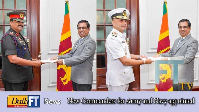 New Commanders for Army and Navy appointed