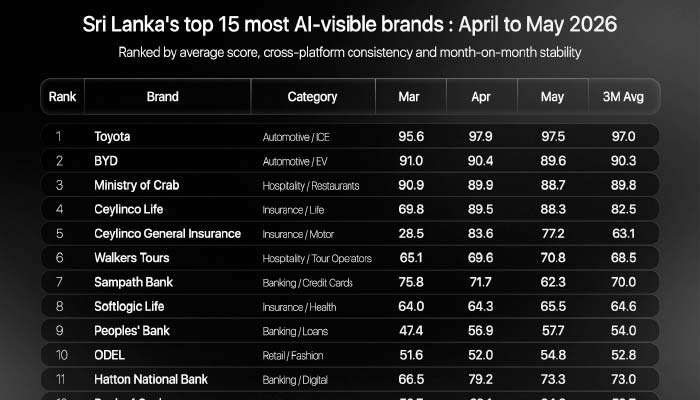AI is now recommending Sri Lankan brands by name