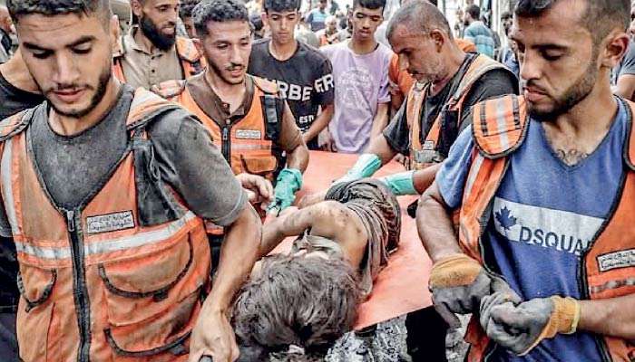 There are humans in Gaza