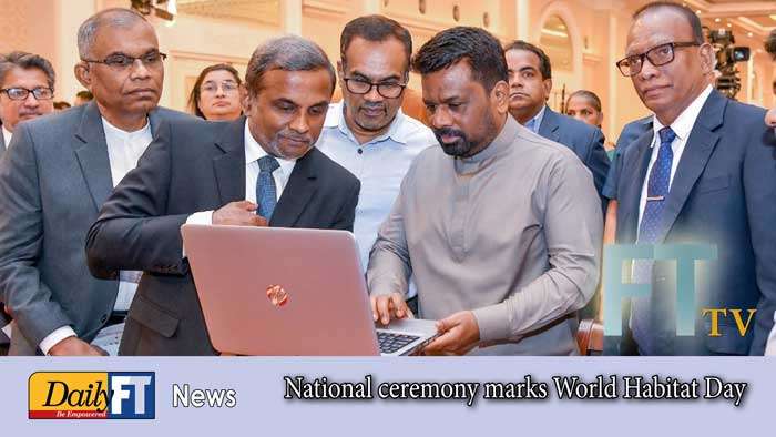 National ceremony marks World Habitat Day