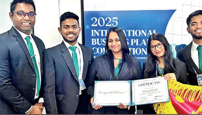 SLIIT Team secures Global Title at International Business Plan Competition 2025 in South Korea