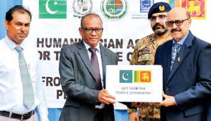 Pakistan sends humanitarian relief cargo to Sri Lanka