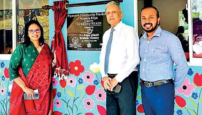 Hemas opens first Piyawara preschool in plantation sector