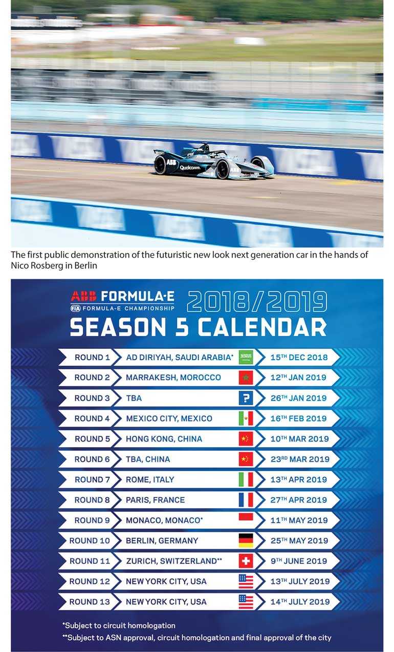 Formula E and FIA release details on new race format & calendar for