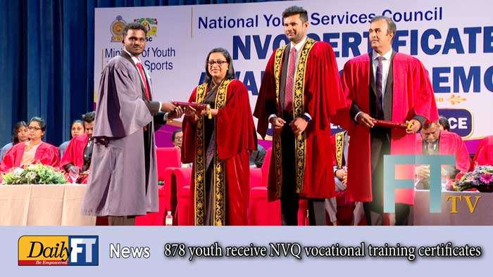 878 youth receive NVQ vocational training certificates