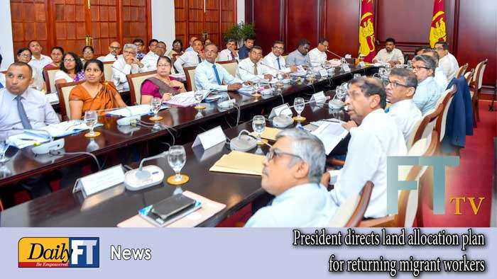 President directs land allocation plan for returning migrant workers