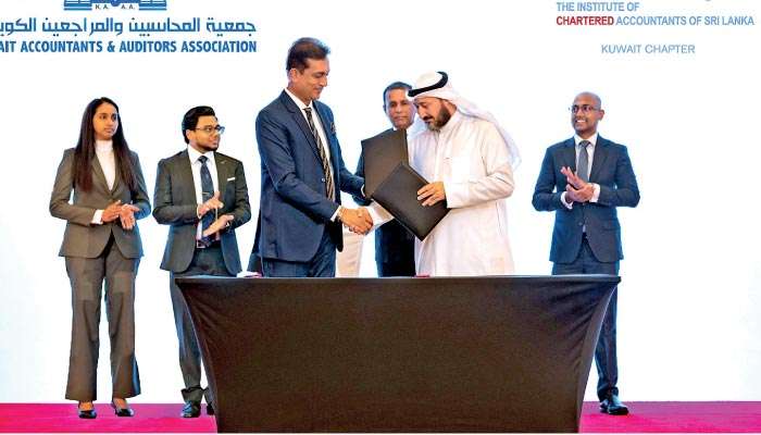 CA Sri Lanka Kuwait Chapter partners Kuwait Accountants & Auditors Association