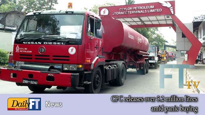 CPC releases over 5.2 million litres amid panic buying