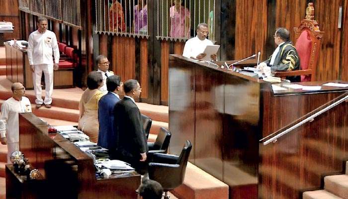 Naina Thambi sworn in as Member of Parliament