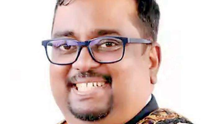 Photograph unveiling ceremony of Senior Professor Nalin Abeysekera at Open Uni.