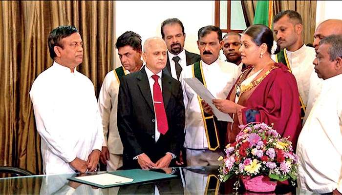 Vraie takes oath as 26th Mayor of Colombo