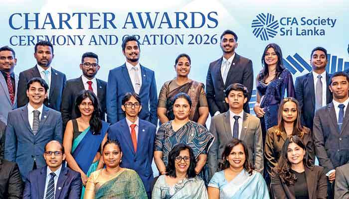 CFA Society Sri Lanka celebrates new charterholders at Charter Awards Ceremony and Oration 2026
