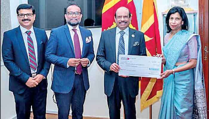 Lulu’s Yusuff Ali leads UAE residents’ aid for Sri Lanka with  Rs. 32 m donation