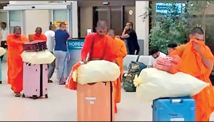 Rs. 1.1 b drug haul seized at BIA; 22 men disguised as monks arrested in record bust